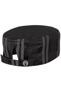 Presidio Cool Vent™ Beanie: Black/Gray - side view