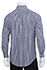 Mens Dark Navy Gingham Dress Shirt