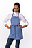 Medford Short Bib Apron - side view