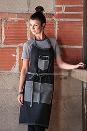 Bronx Bib Apron With Scoop Neck