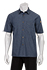 Detroit Striped Short-Sleeve Denim Shirt