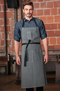 Portland Chefs Bib Apron - side view