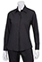 Womens Black Essential Dress Shirt - side view