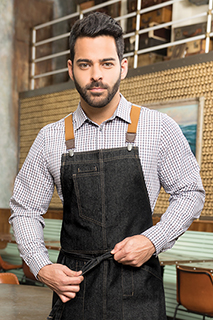 Gingham Mens Long-sleeve Shirt - side view