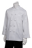 Bordeaux Chef Coat - back view