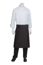 Tapered Chef Apron: Black