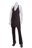 V-Neck Tuxedo Apron - back view