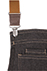 Berkeley Bib Apron: Black Denim - back view