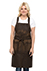 Galveston Cross-Back Bib Apron - back view