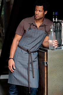 Brooklyn Bib Apron - side view