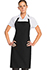 Two Patch Pocket Bib Apron - side view