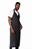 Volante V-Neck Bib Apron - side view