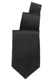 Black Satin Finish Tie